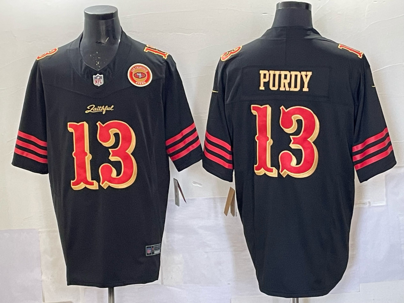 Men San Francisco 49ers #13 Purdy black Limited Nike NFL 2025 Jersey 001->san francisco 49ers->NFL Jersey